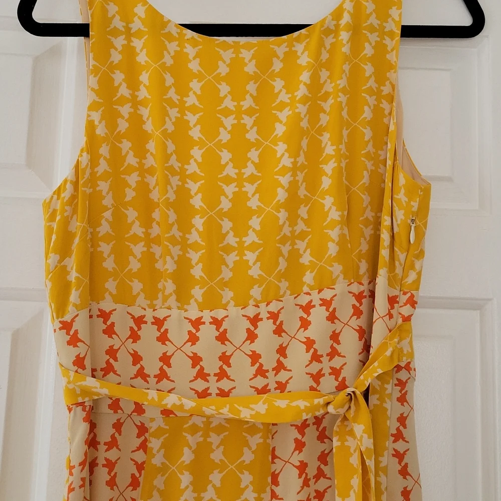 Anthropologie Patterned Silk Maxi Dress - Picture 5 of 8